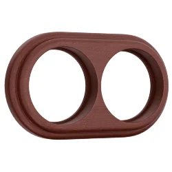 Рамка на 2 поста итальянский орех W0025225