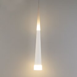 Подвесной светодиодный светильник DLR038 7+1W 4200K белый матовый (044559)