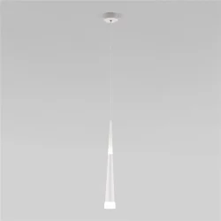 Подвесной светодиодный светильник DLR038 7+1W 4200K белый матовый (044559)