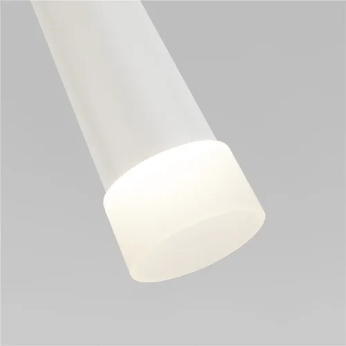 Подвесной светодиодный светильник DLR038 7+1W 4200K белый матовый - фото 4