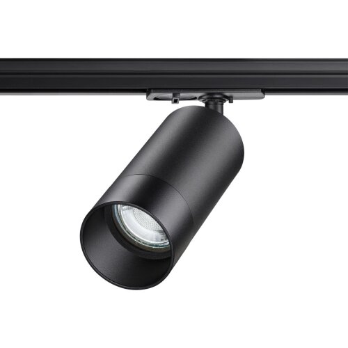 Светильник трековый для однофазного двухжильного (универсального) шинопровода «Novotech» 370861, серия: SLIM. Фото 1.