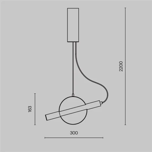 Подвесной светильник Enigma 3000K 5Вт (Латунь) - фото 11