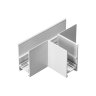 Соединитель Т-образный для низковольтного шинопровода «Novotech» 135169, серия: FLUM. Фото 1.