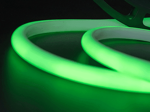 Термостойкая cветодиодная лента SMD 4040, 120 LED/м, 14 Вт/м, 24В , IP68, Цвет: RGB, NE8590-24-15-RGB-68. Фото 3