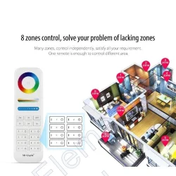 Сенсорный пульт Mi-Light FUT089 P210 (RGB/RGBW/RGB+CCT, 1-8 zone, 2.4GHz)