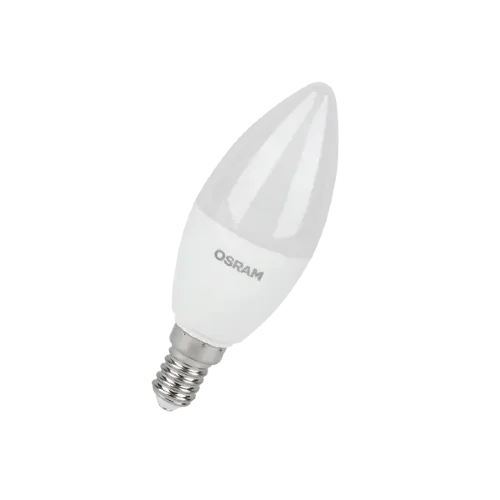 Лампа светодиодная LV 12SW/6500K (=100W) E14 | LED Value 2Y | Свеча | - OSRAM. Фото