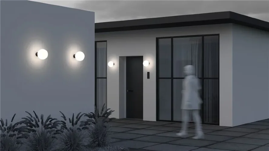 Настенный светильник (бра) Bold E27х1 60Вт IP 54 (Черный) - фото 11