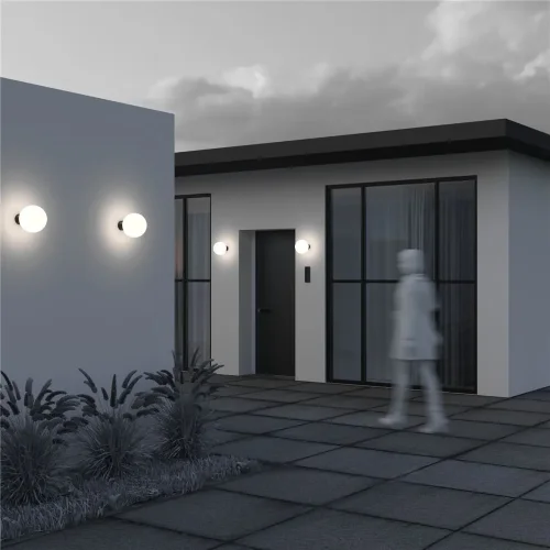 Настенный светильник (бра) Bold E27х1 60Вт IP 54 (Черный) - фото 13