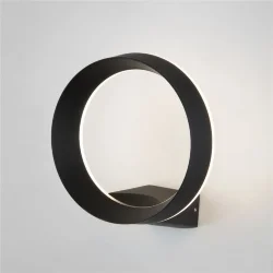Уличный настенный светодиодный светильник Ring IP54 1710 TECHNO LED черный (054933)