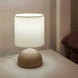 UML-B302 E14 BROWN Светильник настольный декоративный под лампу Е14, 40W, Механический выключатель, Коричневый