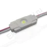Светодиодный модуль прямоугольный 2835-1 ZA 1B-W (0,36W, 12V, White) - фото.