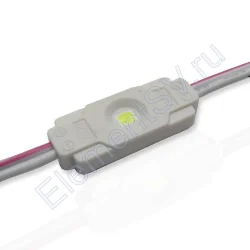 Светодиодный модуль прямоугольный 2835-1 ZA 1B-W (0,36W, 12V, White)