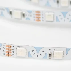 Светодиодная лента S-образная 5050, 48led/m, RGB, 12V, IP20, BA9