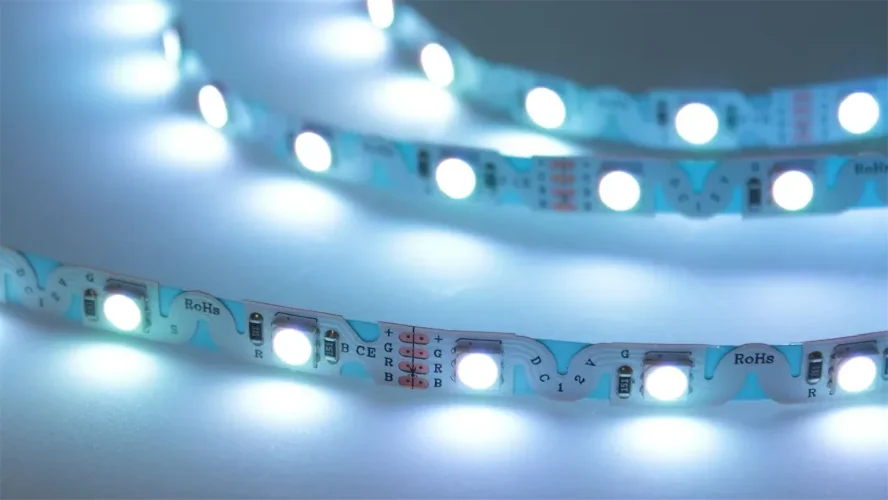 Светодиодная лента S-образная 5050, 48led/m, RGB, 12V, IP20, BA9 - фото II