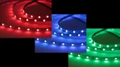 Светодиодная лента S-образная 5050, 48led/m, RGB, 12V, IP20, BA9 - фото I