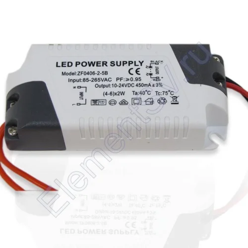 Светодиодный драйвер 4-6x2W LD13 (220V, 12W, 12-20V, 500mA) - фото 2.