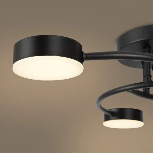 Потолочный светильник FR6048CL-L6B Тибо / Tibo 6 Вт LED (Черный) FR6048CL-L6B - фото 5