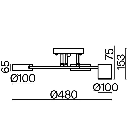 Потолочный светильник FR6048CL-L6B Тибо / Tibo 6 Вт LED (Черный) FR6048CL-L6B - фото 20