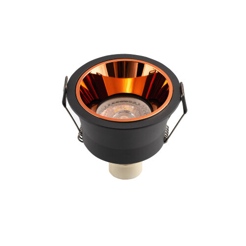 DK2410-BK Встраиваемый светильник, IP 20, 5 Вт, GU10, черно-коричневый, алюминий. Фото 2