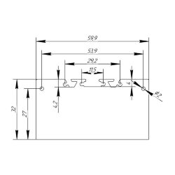 Заглушка металл 3260 сталь 1 мм