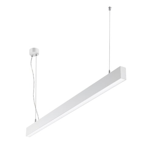 Светильник подвесной светодиодный (длина подвесов и сетового кабеля 1,2м) «Novotech» 358877, серия: ITER (крепление на планке). Фото 1.