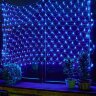 ULD-N2520-240-DTA BLUE IP20 Сетка светодиодная с контроллером, 240 светодиодов, 2.5х2 м, синяя, IP20, провод прозрачный - фото 6