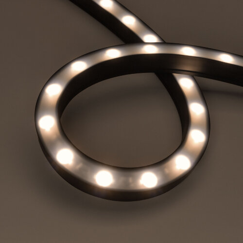 Грейзер DMX THOR-3D-F24-25x27mm 24V RGBW-Warm 3000 (24 W/m, IP65, 1m, wire x2) (Arlight, Силикон) - фото 4