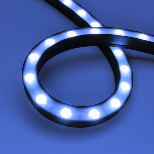 Грейзер DMX THOR-3D-F24-25x27mm 24V RGBW-Warm 3000 (24 W/m, IP65, 1m, wire x2) (Arlight, Силикон) - фото 6