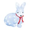 ULD-M2732-040-STA WHITE IP20 RABBIT-1 Фигура светодиодная Зайчик, 32x30см, 40 светодиодов, Белый свет. Провод прозрачный. TM Uniel - фото 2