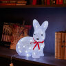 ULD-M2732-040-STA WHITE IP20 RABBIT-1 Фигура светодиодная Зайчик, 32x30см, 40 светодиодов, Белый свет. Провод прозрачный. TM Uniel - фото 6
