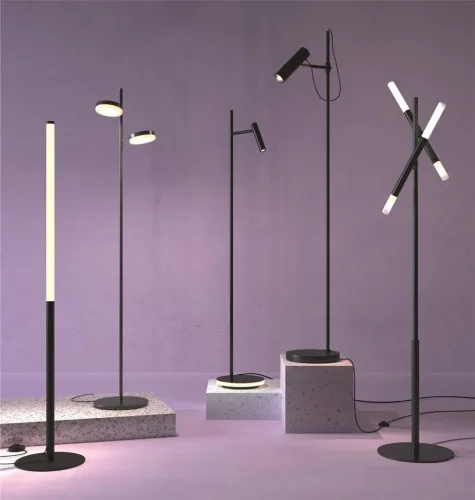 Напольный светильник (торшер) Estudo 3000К 11Вт (Черный) - фото 11