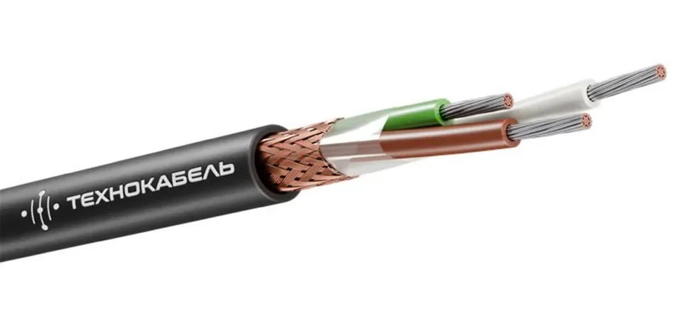 Кабель МКЭШ 3х0.75 500В (уп.100м) Технокабель 00-00157161 - фото