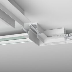 Slim Magnetic Коннектор угловой для встраиваемого шинопровода под ГКЛ 9,5мм (белый) 85214/00 85214/00