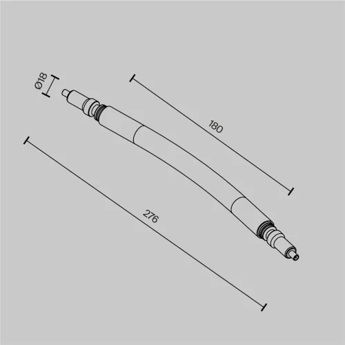 Гибкий коннектор для системы Axity (Черный) - фото 7