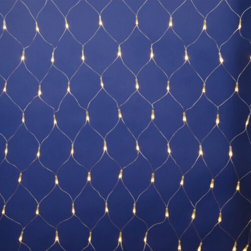 ULD-N1515-96-TTK WARM WHITE IP44 Сетка светодиодная с эффектом мерцания, 1.5х1.5м, Соединяемая, 96 светодиодов, Теплый белый свет, Провод прозрачный, TM Uniel - фото 2