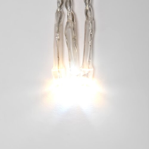 ULD-N1515-96-TTK WARM WHITE IP44 Сетка светодиодная с эффектом мерцания, 1.5х1.5м, Соединяемая, 96 светодиодов, Теплый белый свет, Провод прозрачный, TM Uniel - фото 4