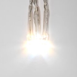 ULD-N1515-96-TTK WARM WHITE IP44 Сетка светодиодная с эффектом мерцания, 1.5х1.5м, Соединяемая, 96 светодиодов, Теплый белый свет, Провод прозрачный, TM Uniel