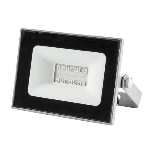 ULF-Q516 10W-BLUE IP65 220-240В GREY Прожектор светодиодный, Синий свет, Корпус серый, TM Volpe - фото 1