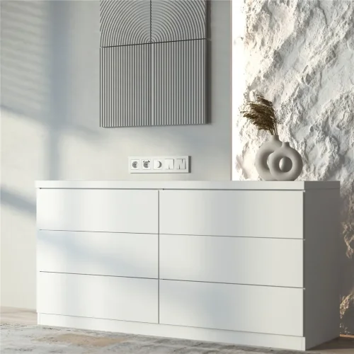 Рамка из поликарбоната на 5 постов Slab белый софт W0052961 - фото 2