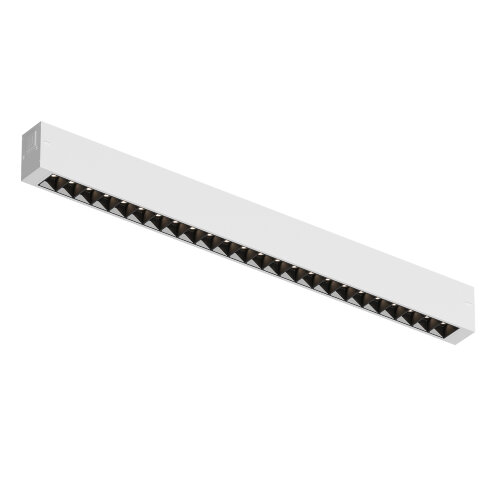 DK8002-WB Линейный светильник SMART LENS 18W DIM 3000K-6000K белый с черным. Фото 2