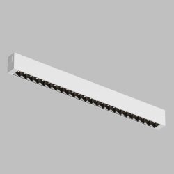 Линейный светильник SMART LENS 18W DIM 3000K-6000K белый с черным, Denkirs DK8002-WB