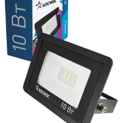 Прожектор светодиодный 10Вт 6500К IP65 800лм КОСМОС K_PR5_LED_10