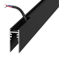 'Трек магнитный накладной с проводами серии SY MINI, 48В, Черный , SY-mini-TR-001577-48-2.5 006818