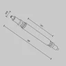 Прямой коннектор для системы Axity (Латунь) CA004RC-BS - фото 6