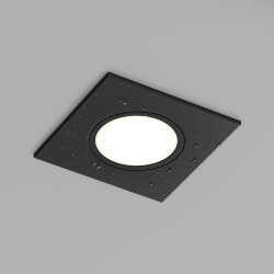 Встраиваемый влагозащищенный светильник, IP65, до 10 Вт, LED, GU5,3, черный, Denkirs DK3102-BK