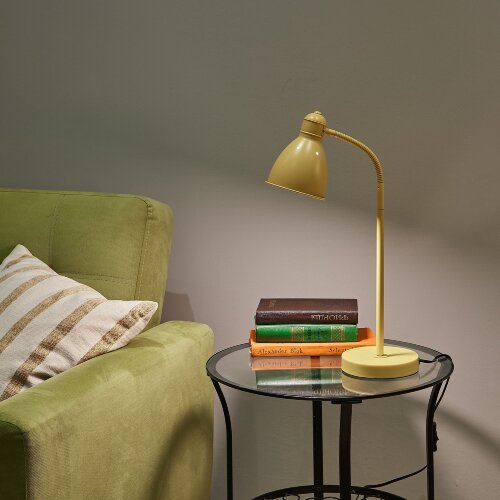 UML-B701 E27 YELLOW Светильник настольный, 60W, Цоколь Е27, Механический выключатель, Желтый - фото 7