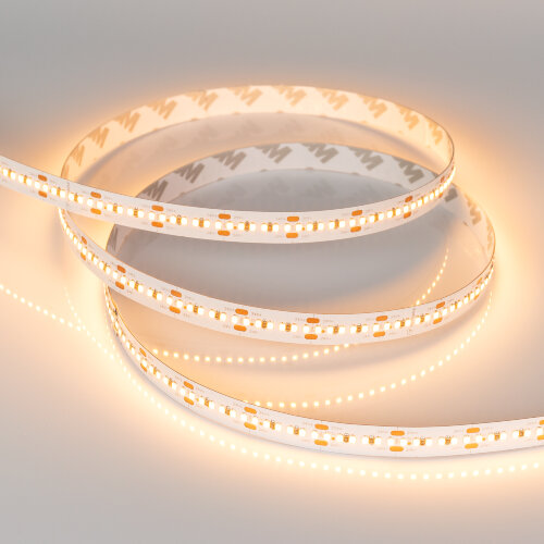 Светодиодная лента MICROLED-M300-10mm 24V Warm2700 (21.6 W/m, IP20, 2216, 5m) (Arlight, 21.6 Вт/м, IP20) - фото 2