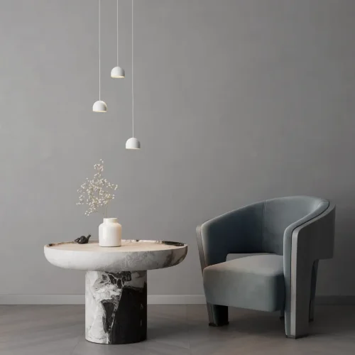 Подвесной светодиодный светильник Uno белый 50261 LED - фото 4