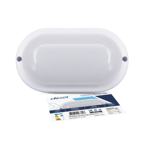 Светильник светодиодный герметичный СПП 1565-ОВАЛ 15Вт 6500К 1350Лм IP65 160х88мм NEOX - Фото