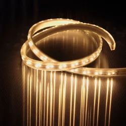 Светодиодная лента 360B 220V 3036 88 Led/m warm white IP68